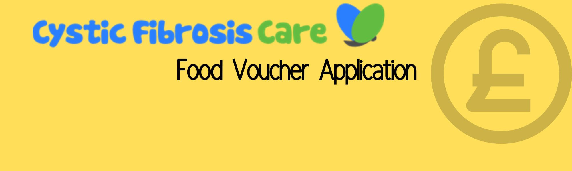 Cystic Fibrosis Care Food Voucher application